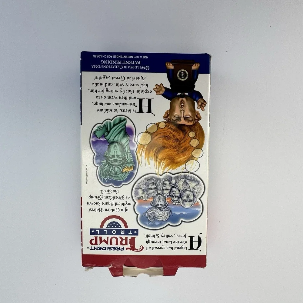 President Donald Trump Troll - Hair to the Chief Collectible Doll Toy - NEW MAGA